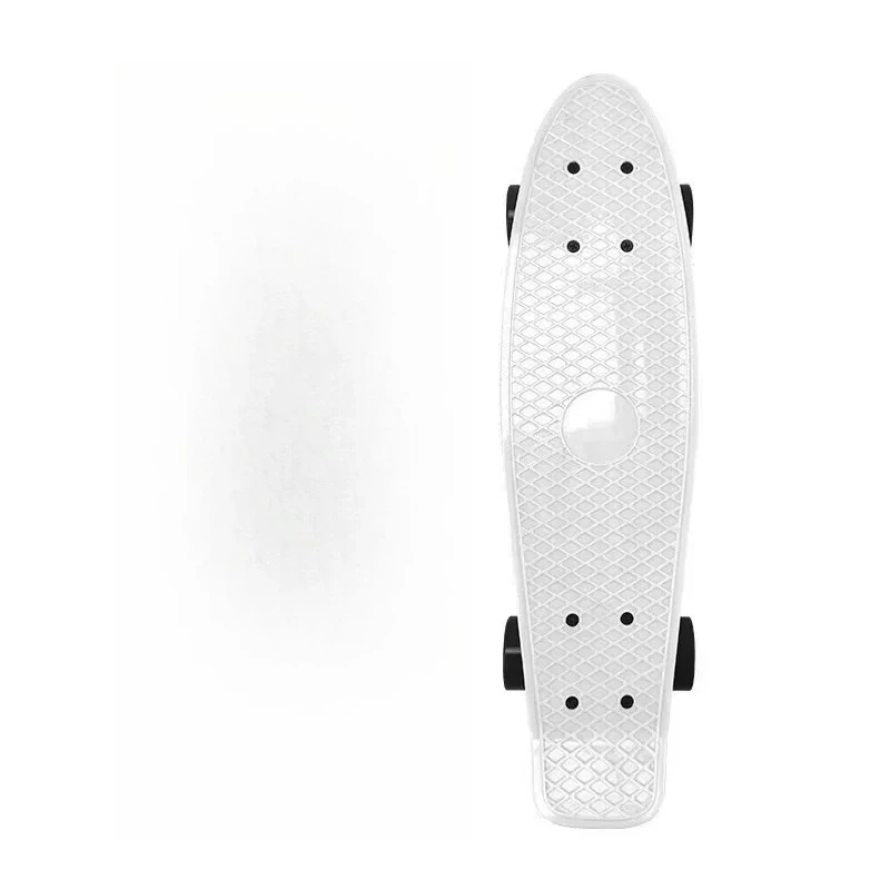 22-Inch adolescent children's skateboard single rocker board rubber street brush four-wheel PU wheel