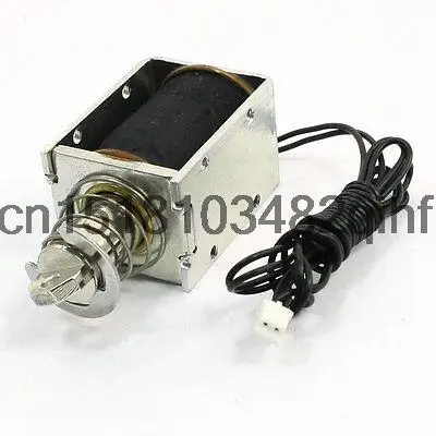 DC 24V Pull Type Open Frame Solenoid Electromagnet Holding Force 1mm 2900g