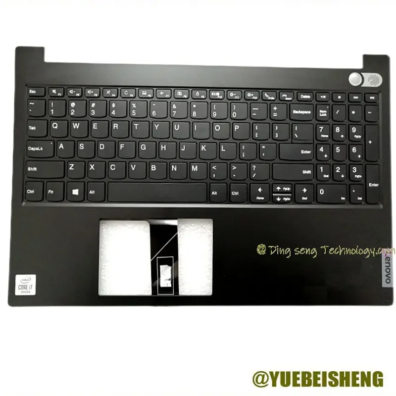 YUEBEISHENG                    New for ThinkBook 15 IML IIL WEI 6-15IIL palmrest US keyboard upper cover Shell,Black Color