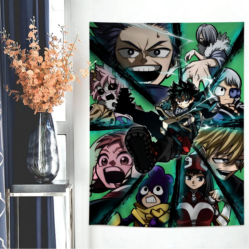 Anime B-Bakugo Katsuki Hanging Bohemian Tapestry Indian Buddha Wall Decoration Witchcraft Bohemian Hippie Cheap Hippie Hanging