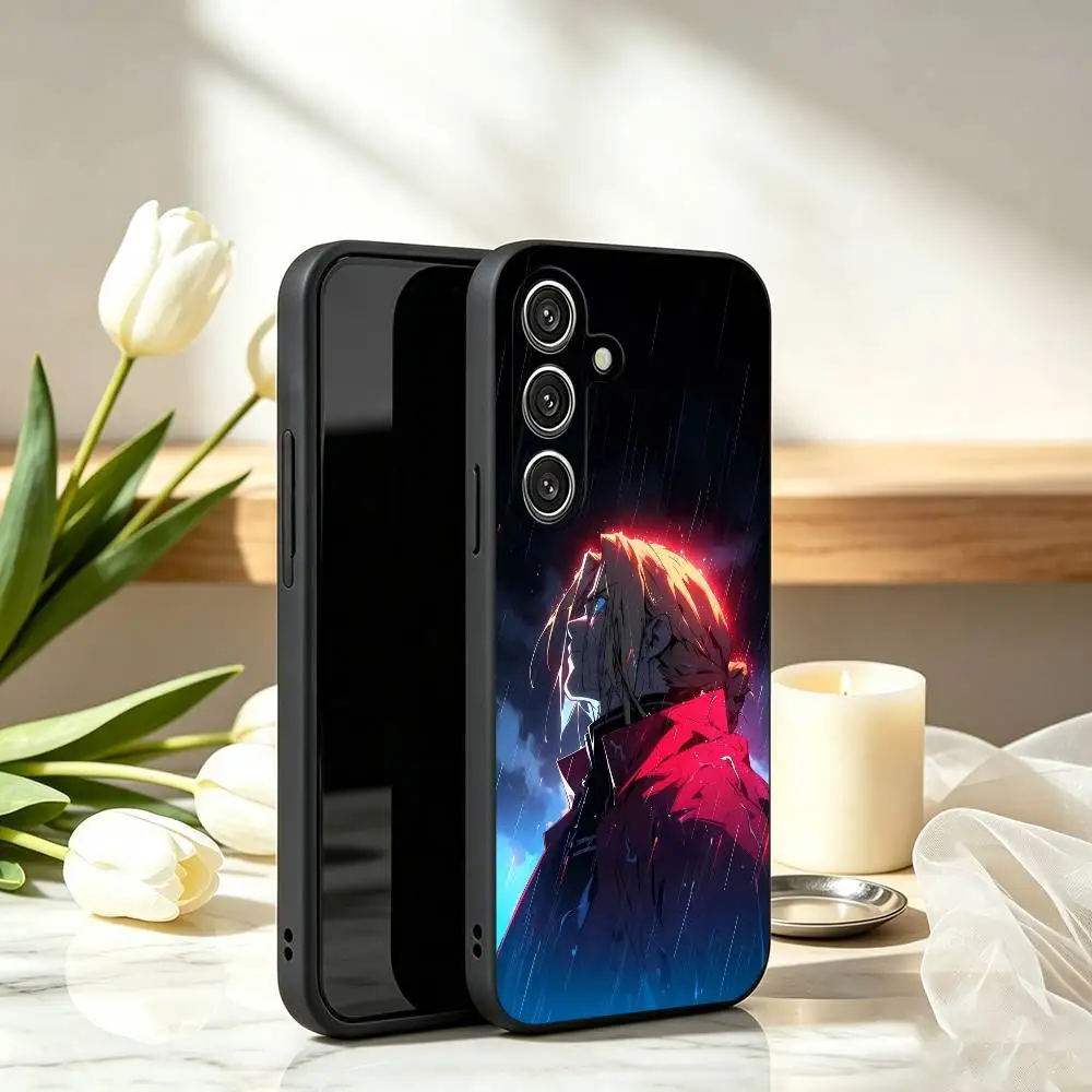 Hagane No R-Renkinjutsushi Anime Phone Case For Samsung Galaxy A73,A72,A71,A70,A53,A52,A51,Others Soft Black Cover