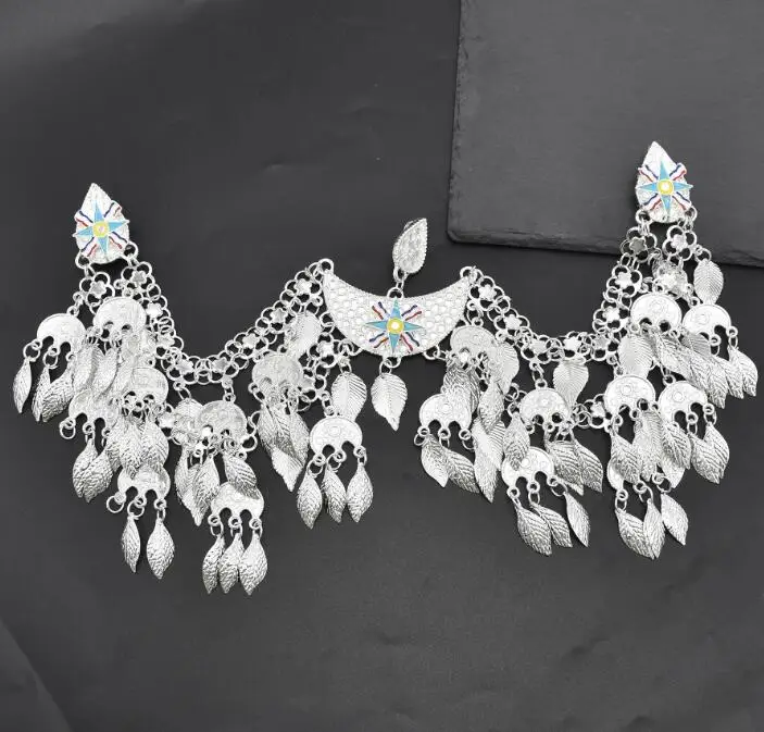 Gypsy Afghanischen Vintage Metall DIY Zubehör für Kopf Ketten Stirnbänder Bauch Ketten Frauen Weibliche Tanz Hochzeit Partei Schmuck Geschenk