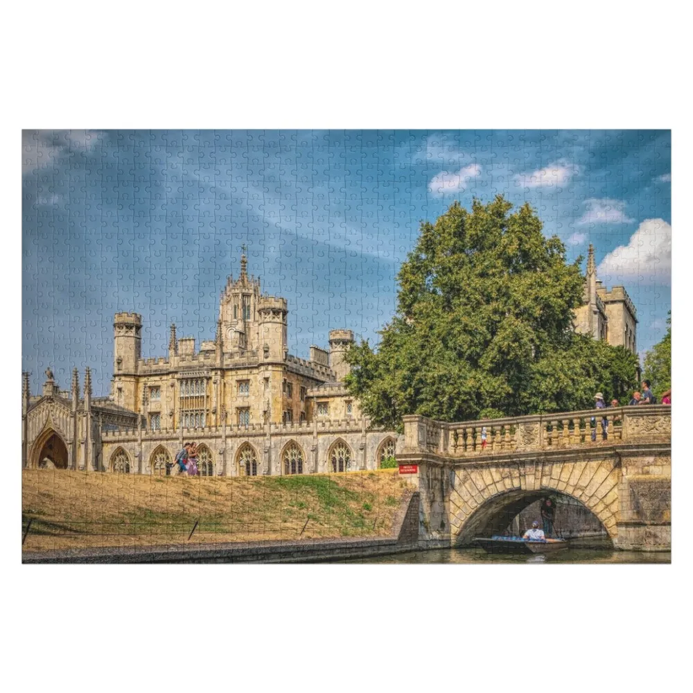 

St John's College, Cambridge Jigsaw Puzzle Children With Photo Wood Name Personalised Name Puzzle