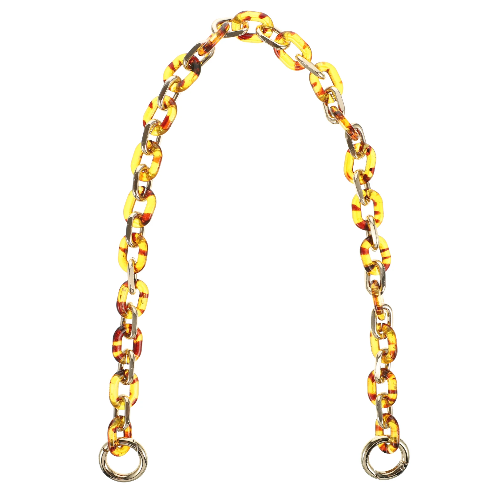 

Exquisite Resin Handbag Chain Compact Lightweight Bag Shoulder Strap Bright Color Durable for Outdoor Party Shopping Date