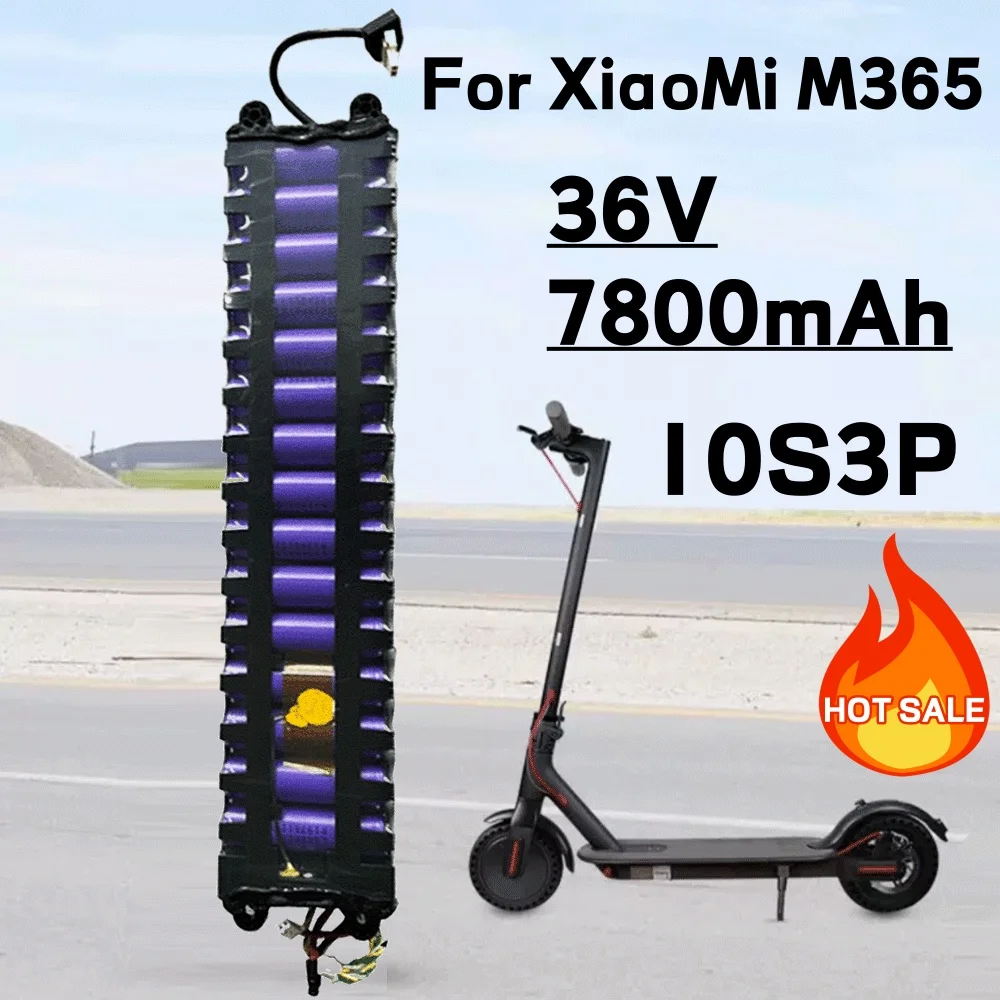 

New18650 10S3P 36V 7800mAh Litium-Ion 7.8Ah Battery for XIAOMI M365 1S Mijia pro Battery Pack with Bluetooth Communication