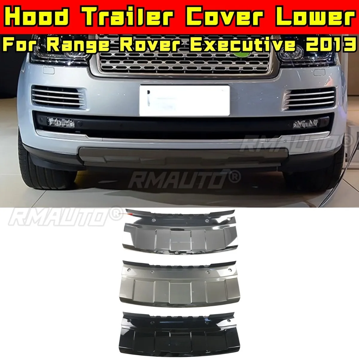 

For Range Rover Executive 2013 Body Kit Hood Trailer Cover Lower Trailer Cover Tow Guard Board Spoiler Skid Plate Styling Kits