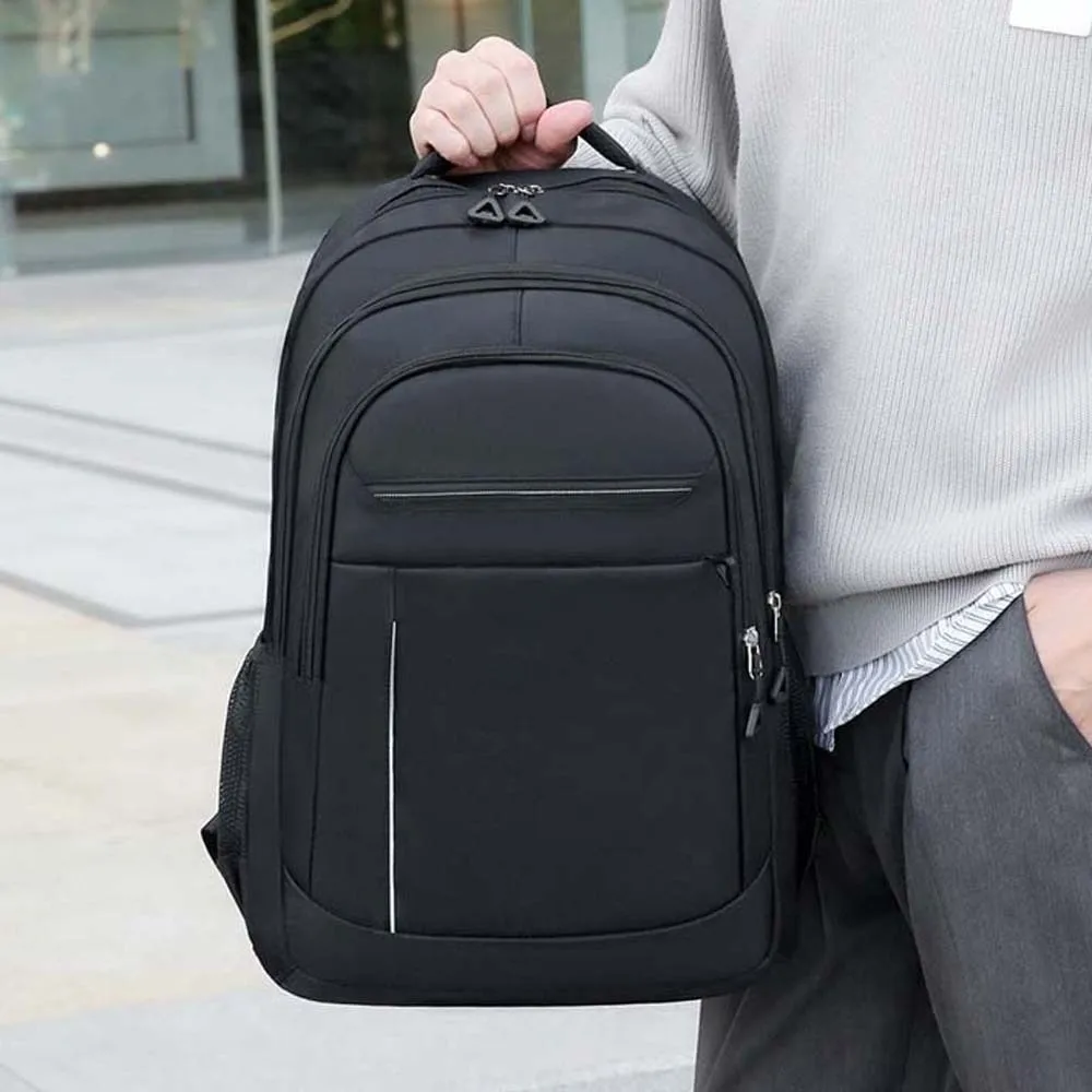 Lightweight Men's Business Backpack Scratch Prevention Minimalist Students Durable Daypack Anti-splash Water Fixed Webbing