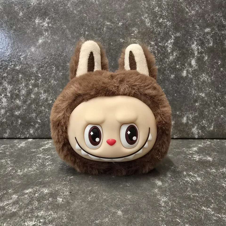 Hot Labubu Second-generation Head Model Toy Cute Children's Birthday Gift Cartoon Monster Pendant Backpack Decoration