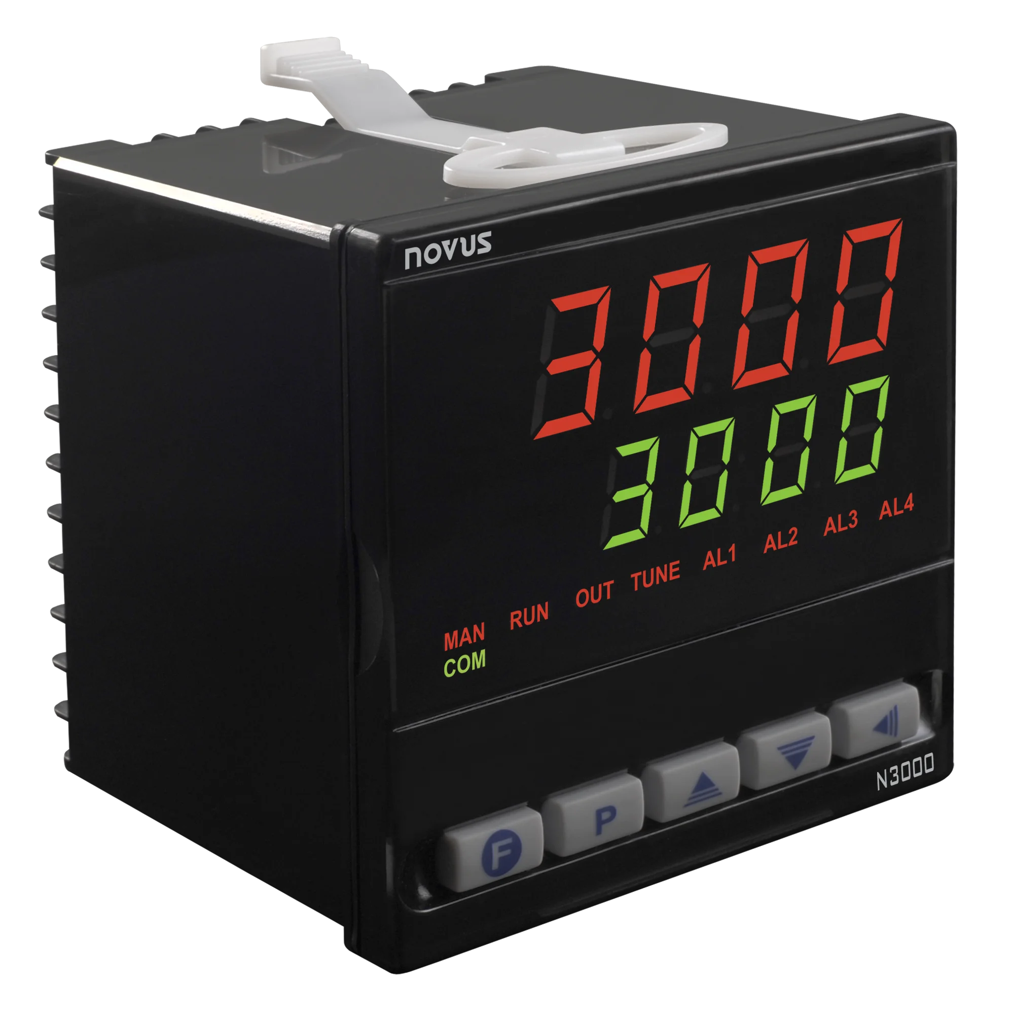 N3000 USB Process controller, 4 relays, 96x96 mm measure temperature controller for multiple ranges