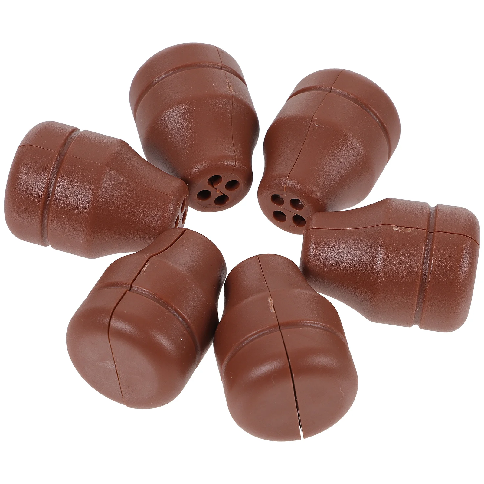 

6 pcs Curtain Accessories Handle Blind Cord Plastic Knob For Windows Stylish Shade Pull End Drop Decor Replacement Parts