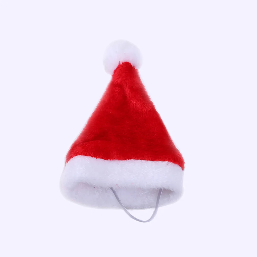 Pet Santa Hat New Year Clothes Xmas Dog Costume Christmas Headwear Accessory Outfits Headgear Dog's