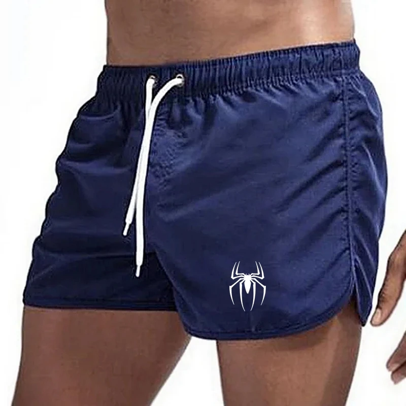 2024 Men's Shorts Summer Swimwear Man Swimsuit Swimming Trunks Sexy Beach Shorts Surf Board Men's Clothing Low waist Shorts