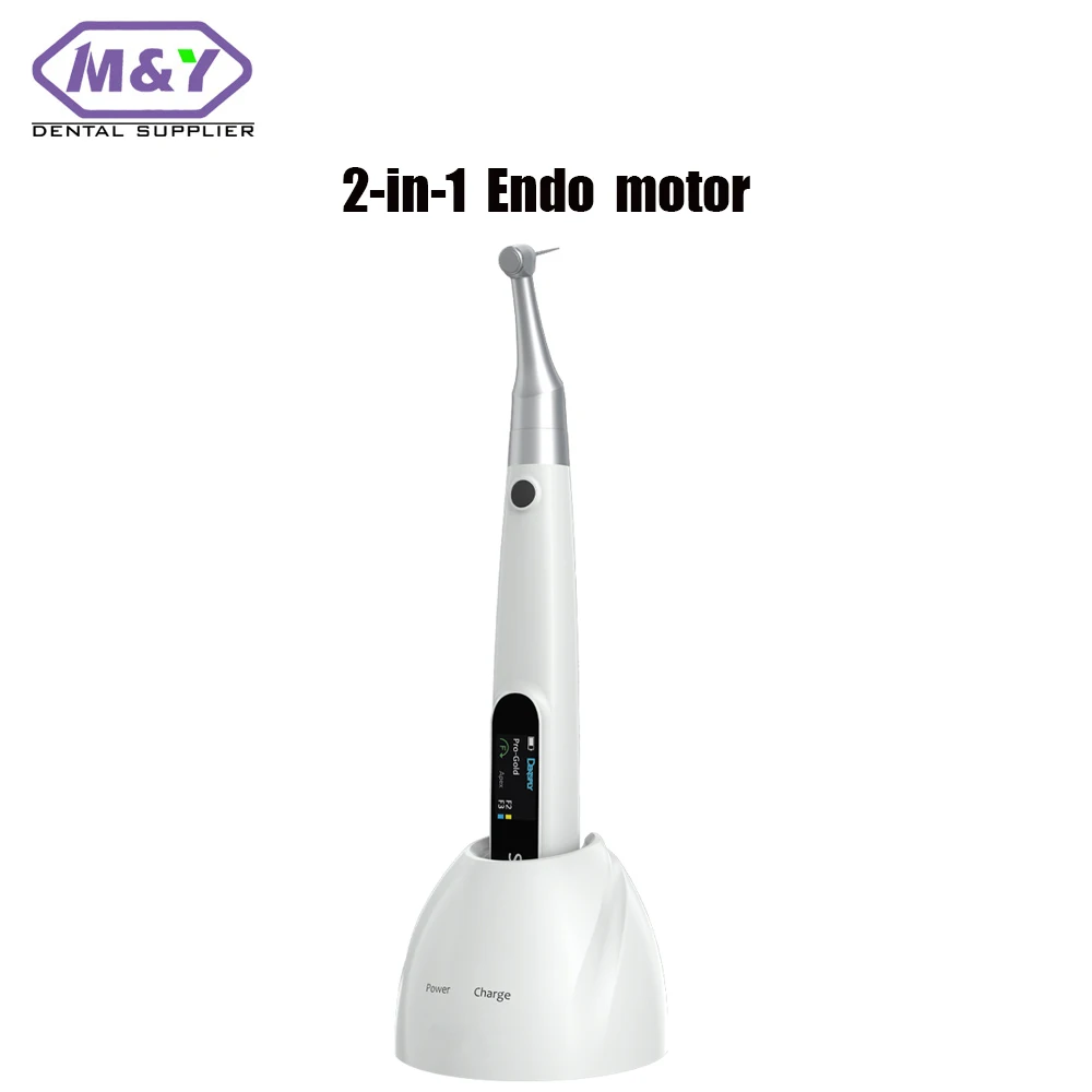 

Стоматологический беспроводной эндодвигатель 2-в-1 с локатором вершины, бесщеточный двигатель, регулируемый крутящий момент и скорость для подготовки корневых каналов, стоматологии