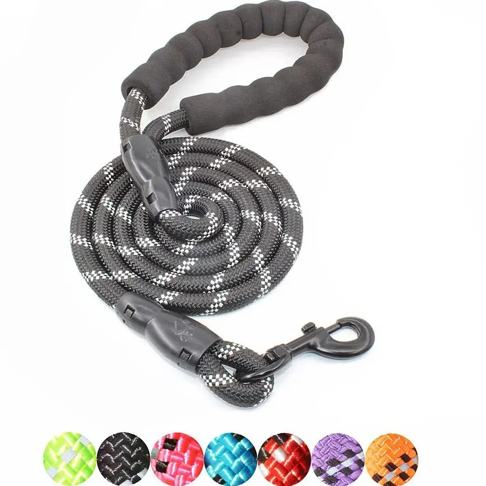 120/150/200/300CM Reflective Dog Leash Soft Handle Dog Leash Reinforced Leash for Small Medium Large Dogs Big Dog Supplies