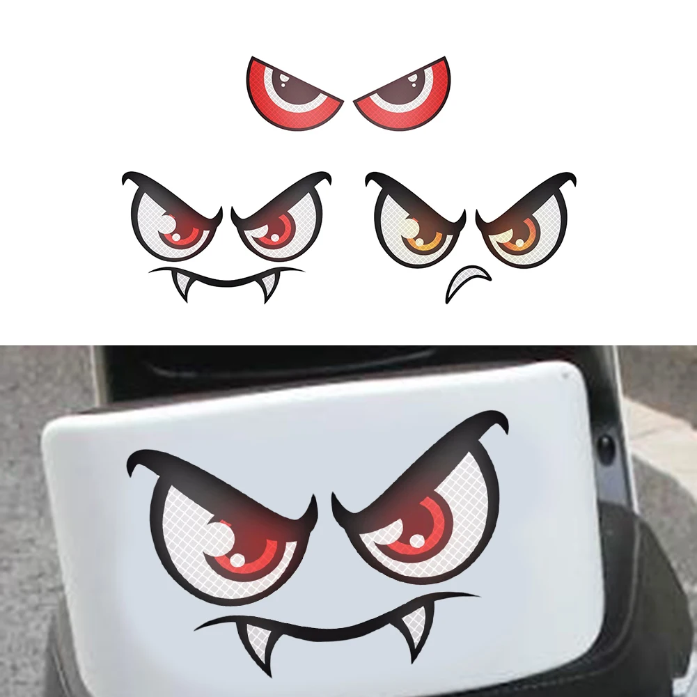 Cartoon Design Eye Patches Decoration Reflective Eye Decoration Indoor Outdoor Use Versatile Decorative Use Garden Use