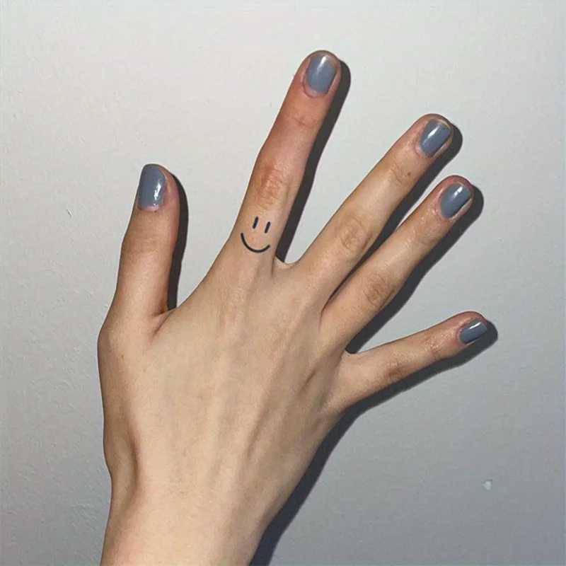 

1 Sheet Herbal Finger Tattoo Sticker Waterproof and Long-lasting Temporary Tattoo