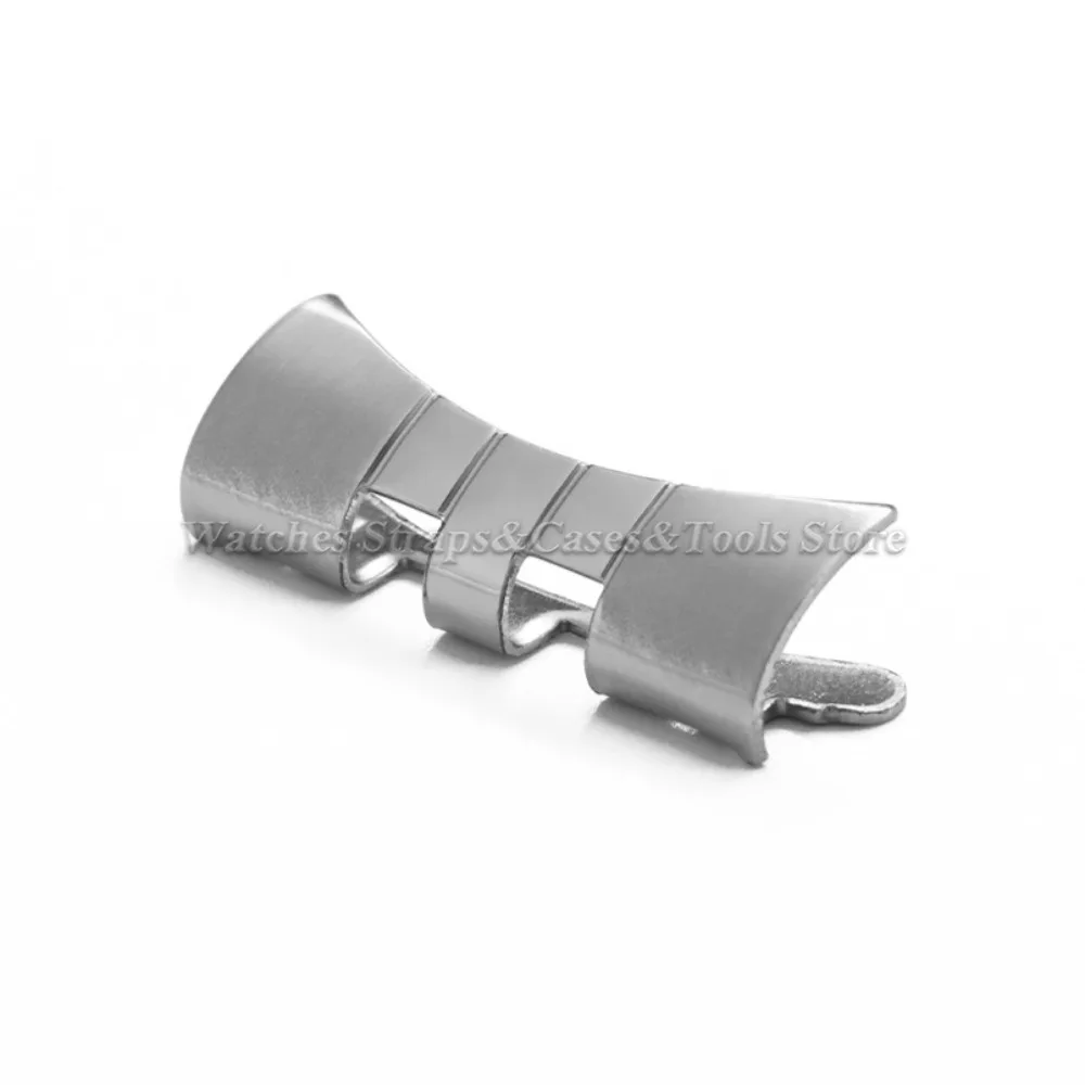 Image 6: Adaptateur à extrémité incurvée 18/19/20/21/22/24 mm pour Seiko SKX009 SKX007 pour Jubilee pour bracelet Oyster, connecteurs en acier inoxydable