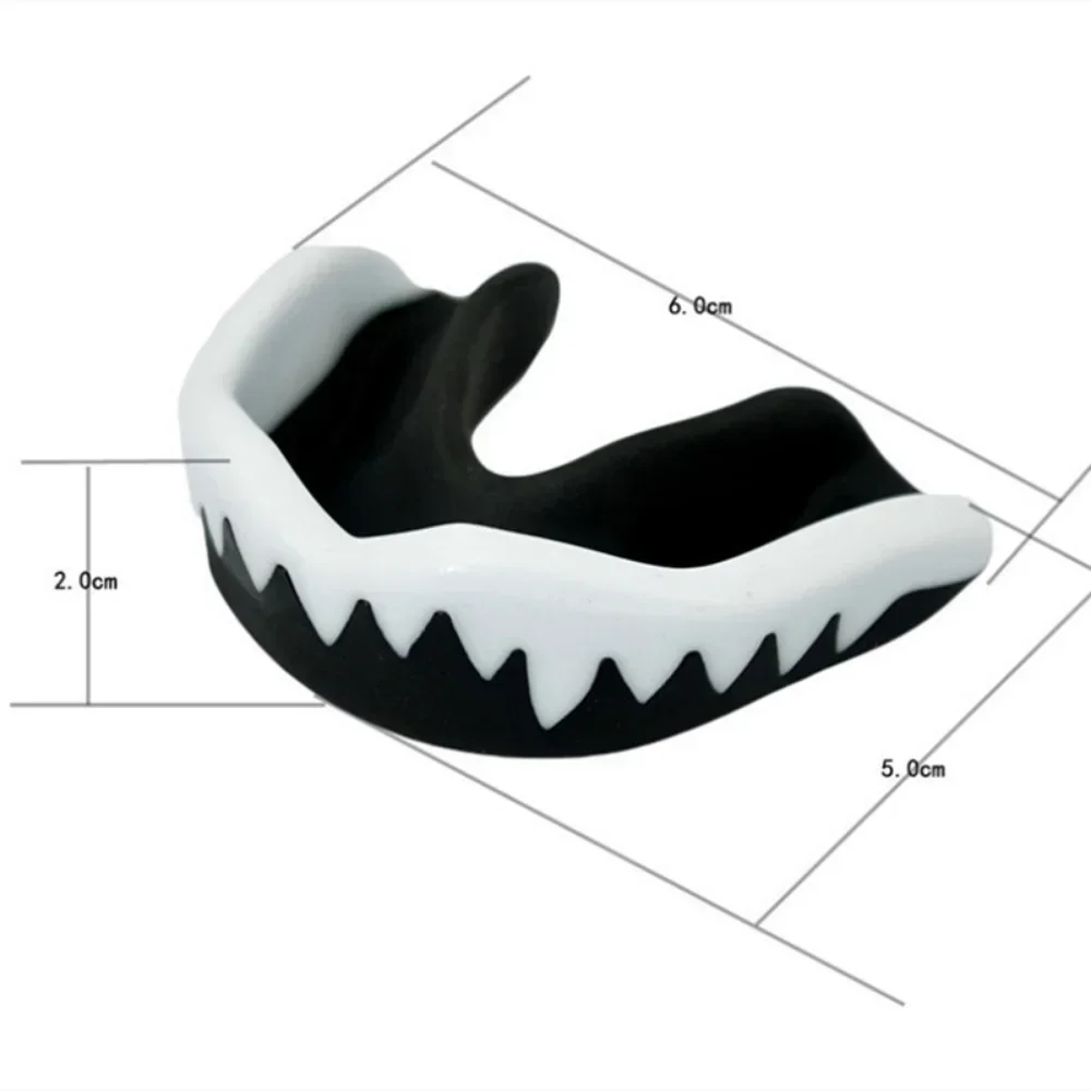 1PC EVA Adult Mouthguard Teeth Protector Mouthguard Suitable for Boxing Sparring Basketball Rugby Safety Sports Protectors