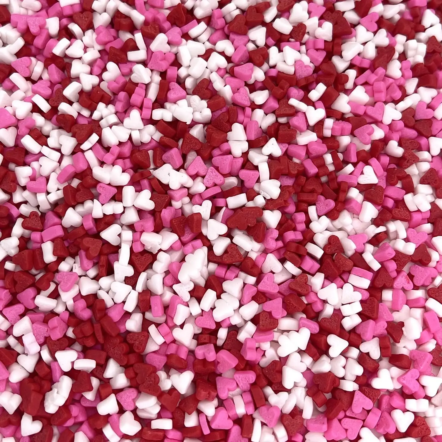 Valentine sprinkles | Pink and red sprinkles | Jimmies | Cookie sprinkles | Sprinkle mix for cake baking party supplies (4.16oz)