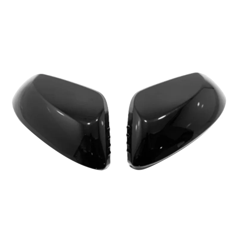 For Toyota Corolla 2019-2022 Glossy Black Side Door Rearview Mirror Cover Trim Cap