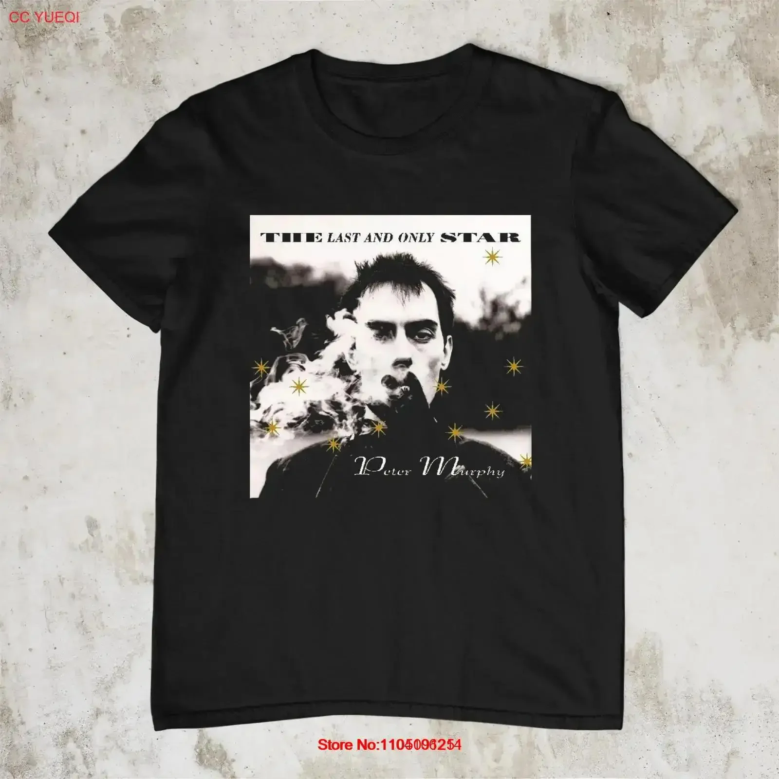 

Peter Murphy The Last And Only Star Black All Size T Shirt vintage Washed Stretched Casual fashion Top For Everyday Wear