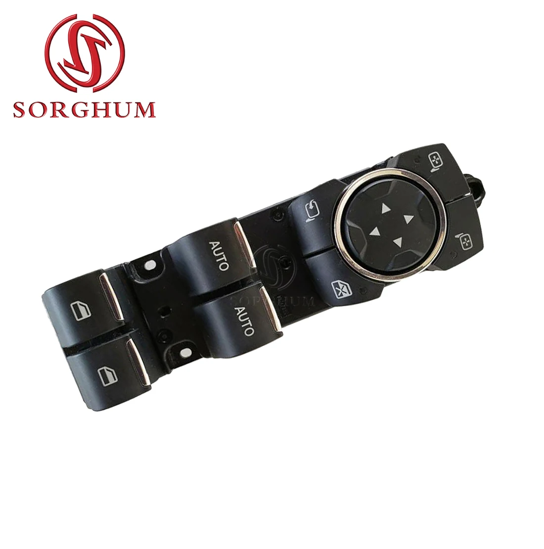 SORGHUM BB5T-14540-AGW For Ford Explorer 2011 2012 2013 2014 2015 Chrome Electric Power Master Window Control Switch Auto Button