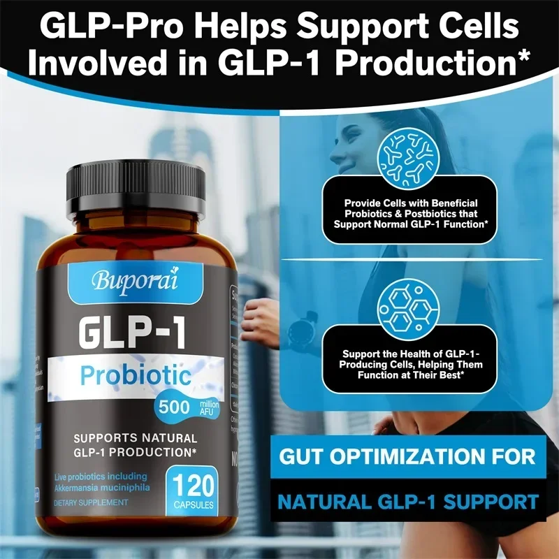 GLP-1 Probiotic Capsules - Natural Digestion, Constipation and Bowel Movement Relief, Gut Health, Boost Metabolism - Image 4