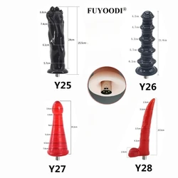 Accesorios para máquina sexual, consoladores para máquina sexual con conector 3XLR, vibrador Extra largo y extra grueso para mujer