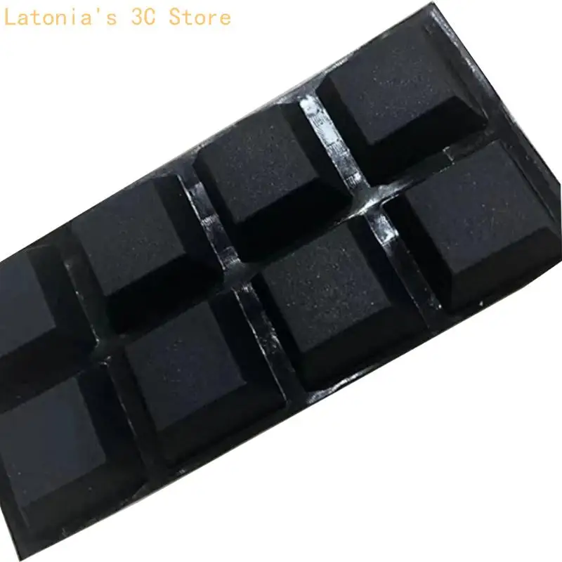 8Pcs Trapez Schnell Montieren Silikon Vibration Dämpfung Füße Pad Für Lautsprecher Verstärker Rack Montieren X3UB – Detail 8