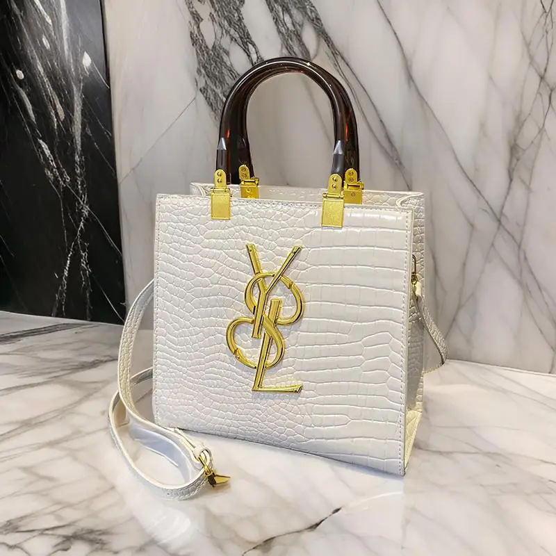 

Модная винтажная сумка-мессенджер для женщин - высококачественный кожаный клатч через плечо, минималистичная повседневная сумка-тоут с дизайнерским буквенным логотипом