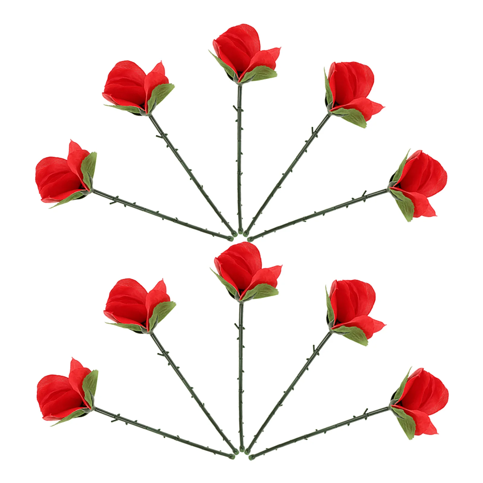 Folded Rose Street Stage Illusion Gimmick Prop The Roses Appearing Plastic Folding Flower