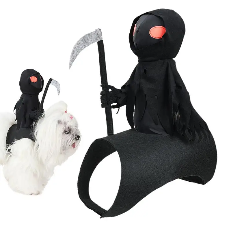 

Halloween Pet Outfit Dog Dark Harvest Knight Halloween Costumes Horror Pet Clothes Halloween Costume Pet Holiday Costumes Hallow