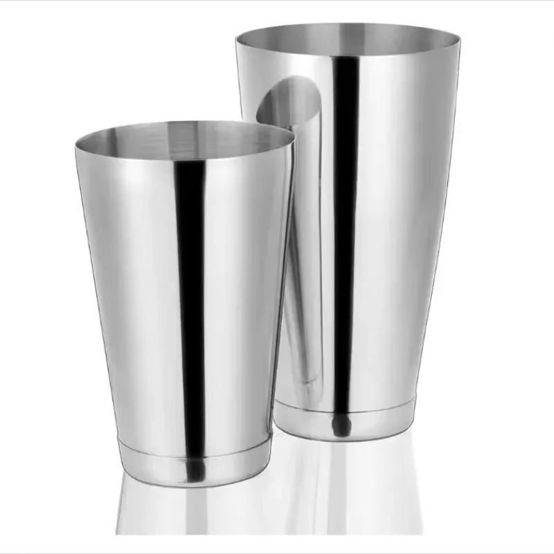 Wuyi Camol Factory Stainless Steel Boston Shaker Barware Cocktail Shakers 20oz 25oz Bartender Shaking Metal Tins Drink Mixer