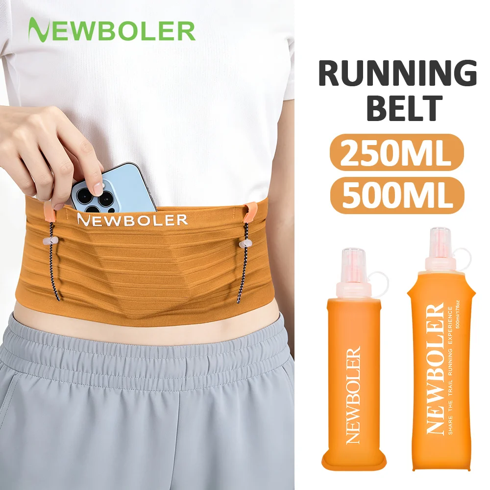 NEWBOLER Elastic Sports Waist Bag Pack Lightweight Running Race Number Belt For Triathlon Marathon Cycling Mountaineering Bag