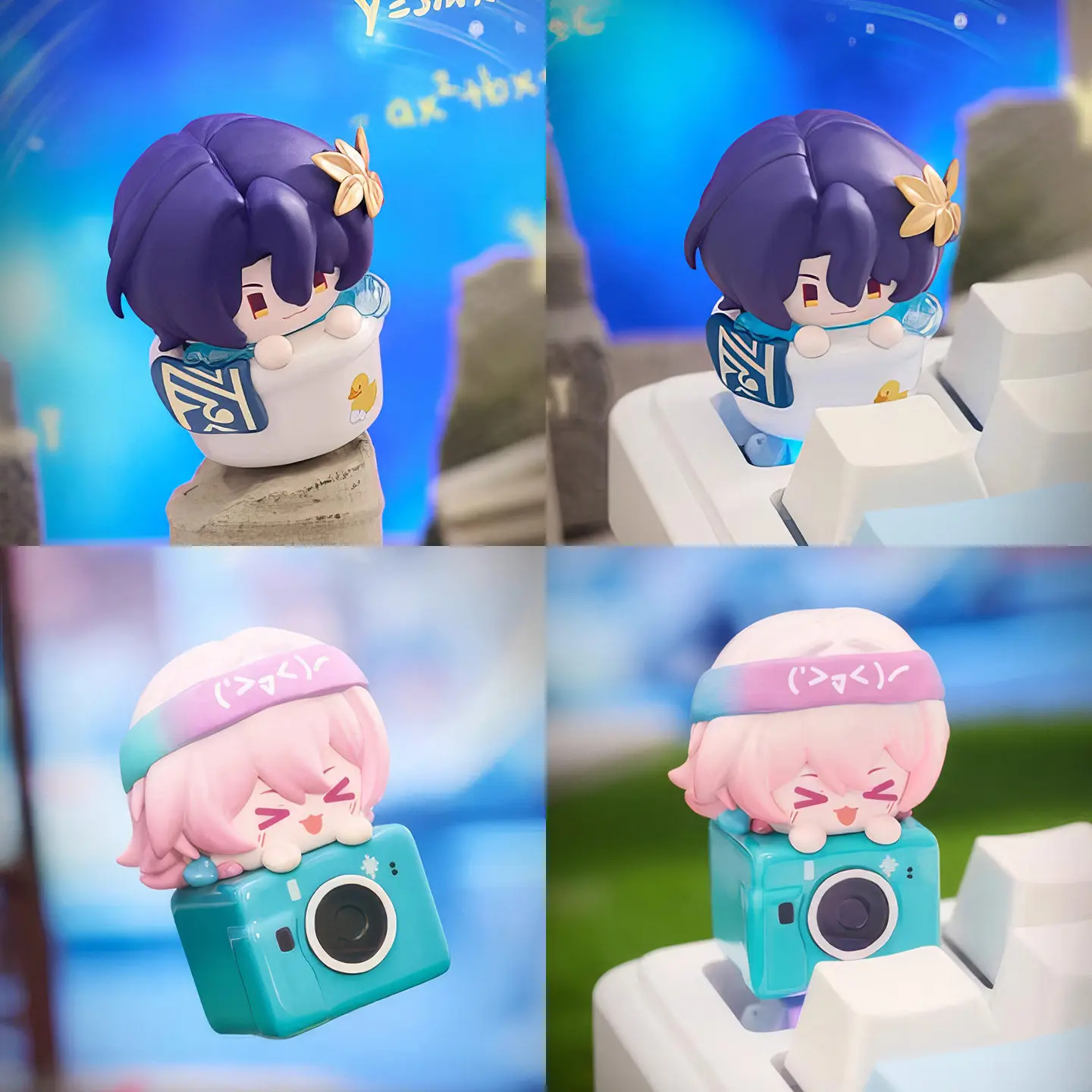 Mihoyo Honkai Star Rail Keycap Blind Box Toy Pendant Custom Anime Acheron Firefly Keycap for Gaming Keyboard PC Gamer Fans Gifts view 2