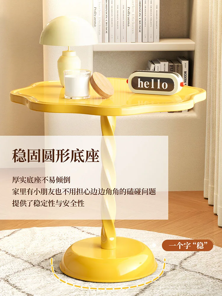 Creative Storage Side Table Sofa Home Small Coffee Tables Balcony Simple Storage Rack Petal Nightstand Living Room Tea Tables
