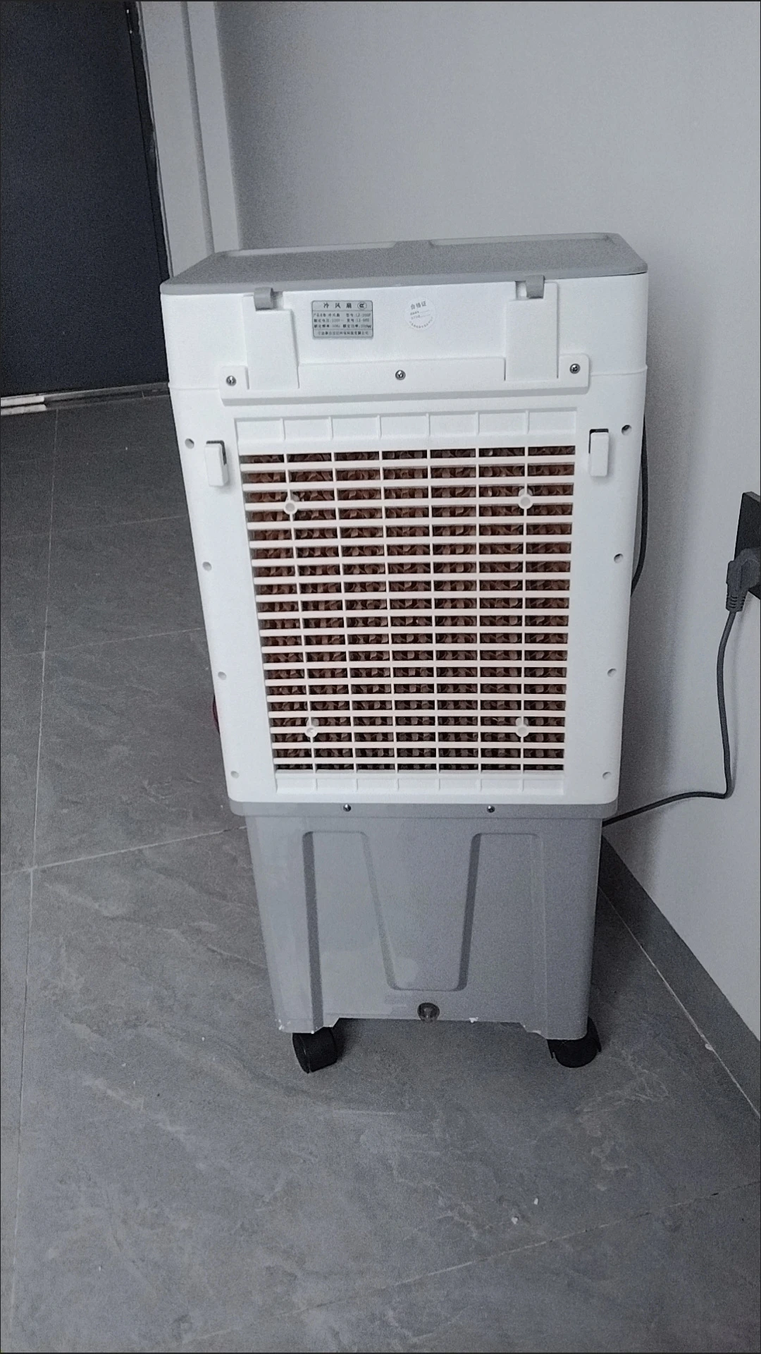 Workshop water air conditioner metal shell single cooling piano key air cooler