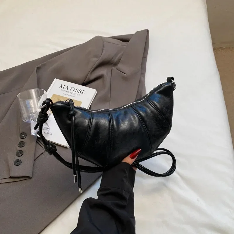 

Women's Large Capacity Backpack Spring/Summer 2025 New Design Shoulder Bag Diagonal Horn Korean Bag