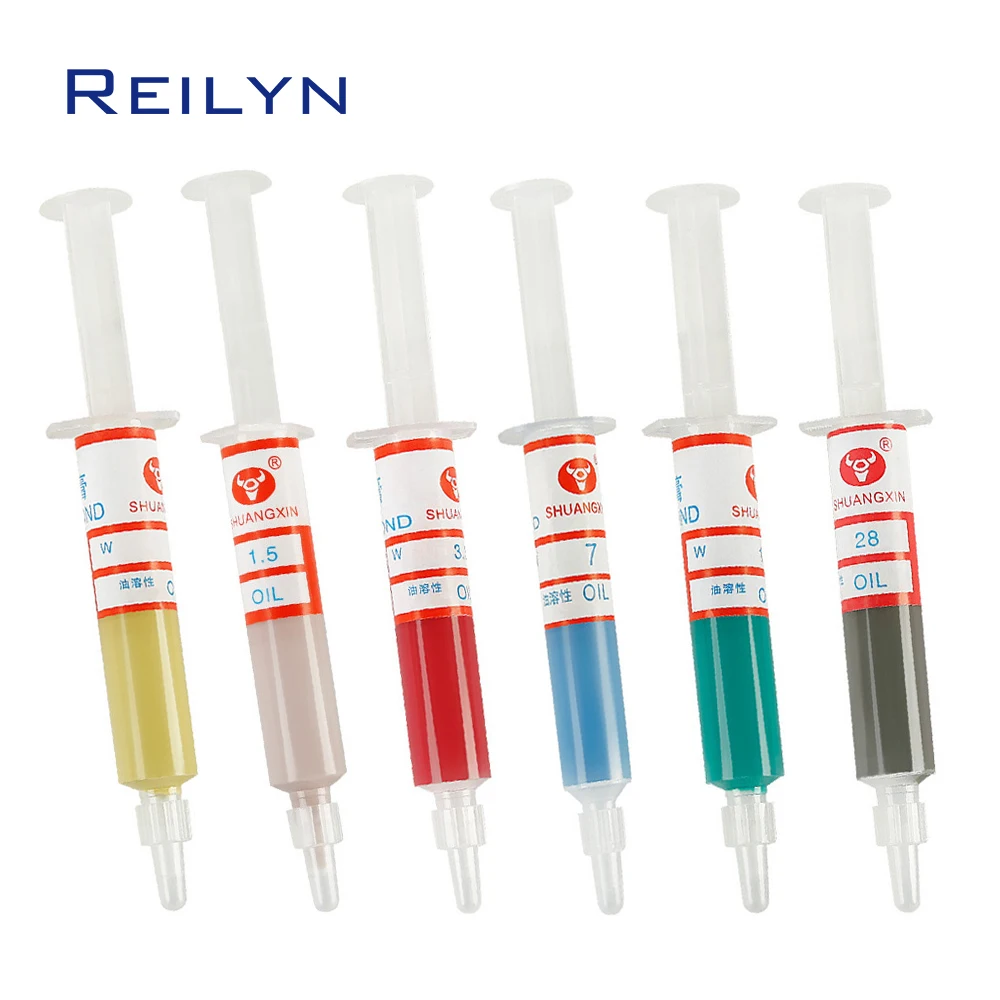 5pcs/set diamond polishing paste syringe grinding paste 0.5-10W polishing agent for jade woodworking metal surface grinding
