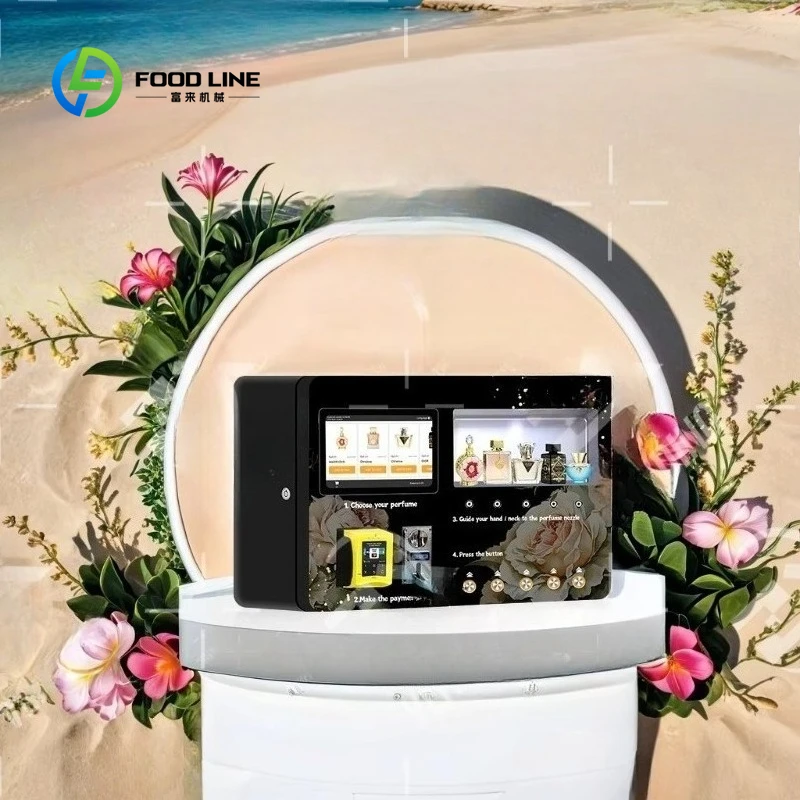 Professional Customized Small 120ML Perfume Sample Vending Machine Wall-Mounted Freestanding