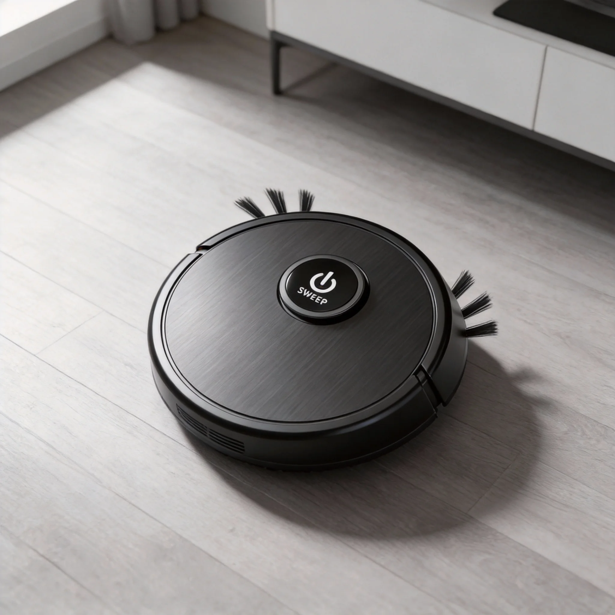 

Умный робот-пылесос 3-в-1: подметание, мытье полов, боковое всасывание, комплексная уборка, ультратонкий, низкий уровень шума, 50 минут работы, пылесос с функцией всасывания