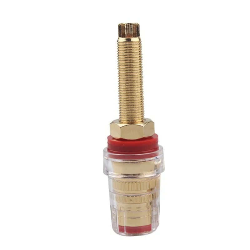 For Pure Copper Crystal Terminal, Long Column Audio, Power Amplifier Speaker Cable Banana Head