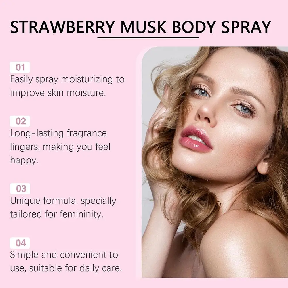 50ml Fragancia Frutada Dulce Hidratante Refrescante De Larga Duración Spray Corporal De Fragancia ﻿   Desodorante Nuevo Perfume Spray