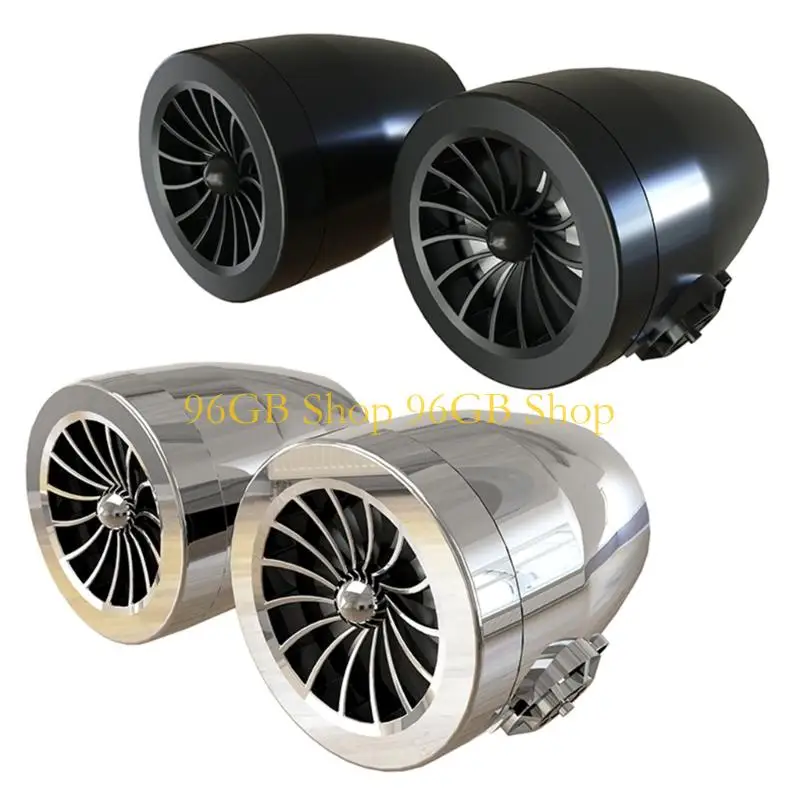 

96GB Streamlined Motorcycle Sound Waterproof Speaker And Charging Hub Shock Resistant ABS Material Simple DIY Installation