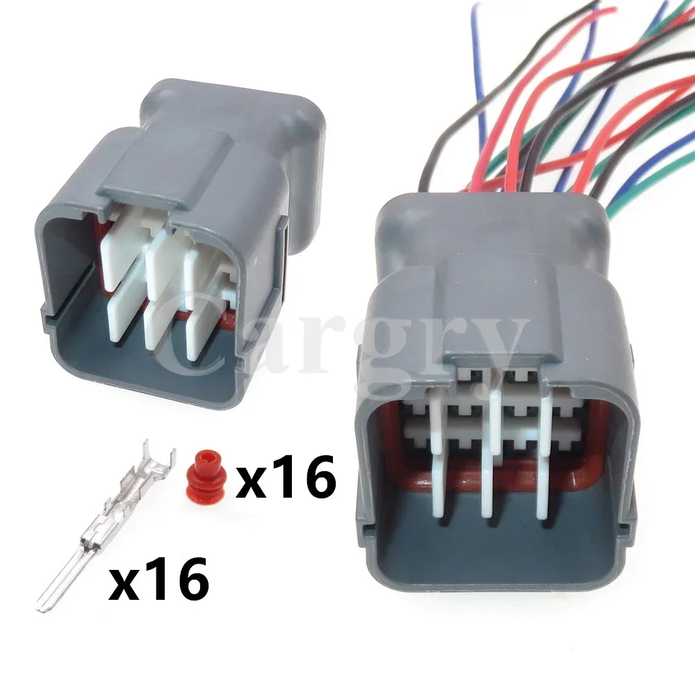 

1 Set 16P 6188-049 6189-0715 AC Assembly Car Transmission Oil Pump Wire Cable Waterproof Socket Auto Accessories