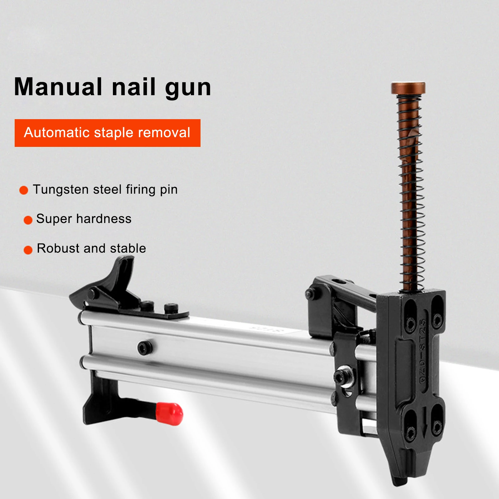 

Manual Slot Nail Gun Line Groove Nail Punching Furniture Wooden Frame Wall Wire Slot Nailing Device Hand Tools