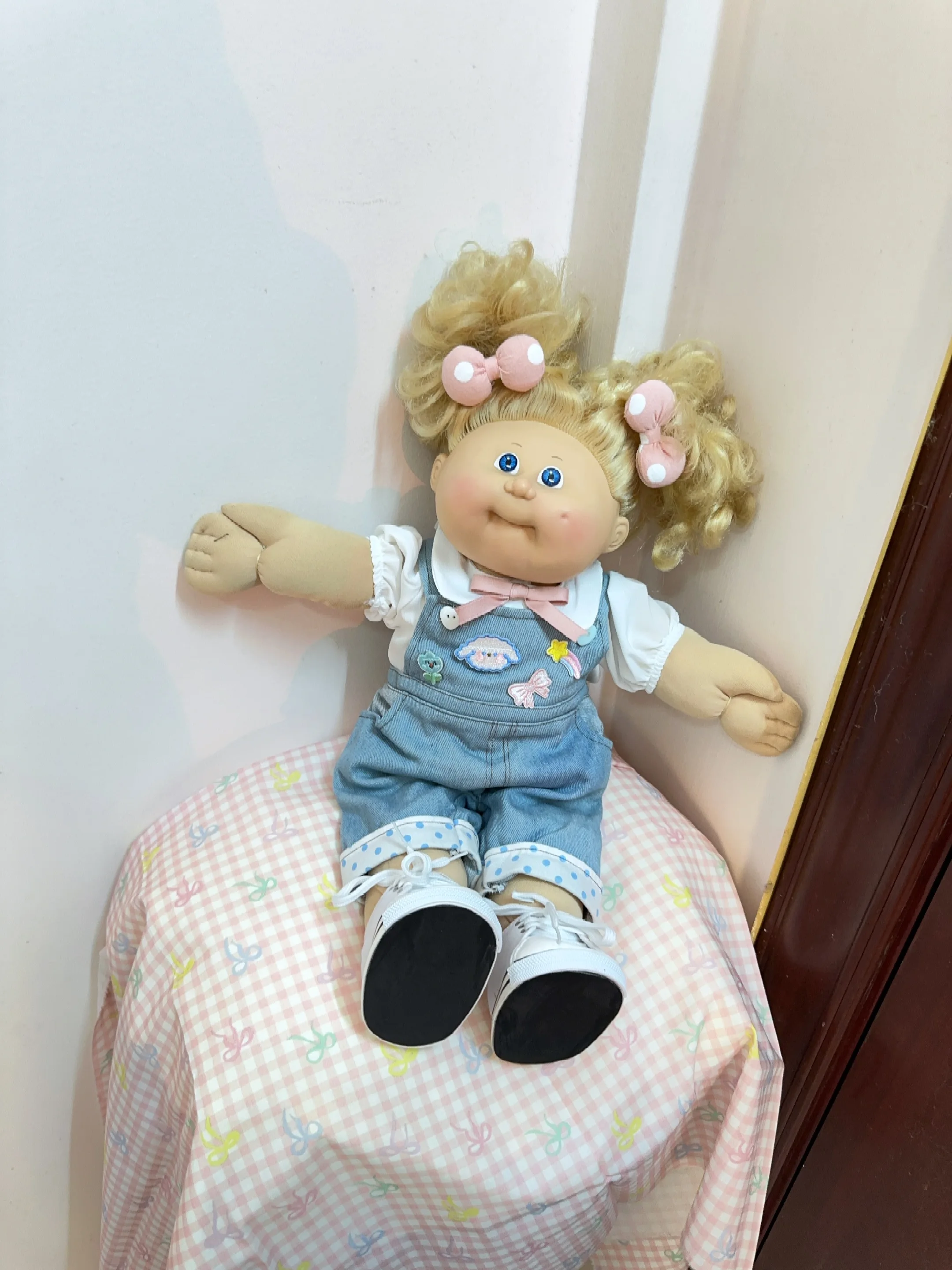 Cabbage patch dolls clothes plush toy handmade dress stuffed  plaything Soothing toys clothing