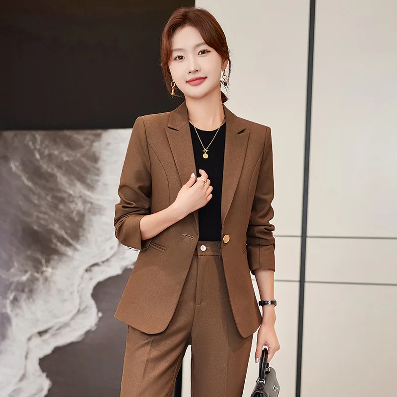 Red Suit Women's Spring and Autumn2024New High-Grade Temperament Office Wear Small Annual Meeting Suit Jacket