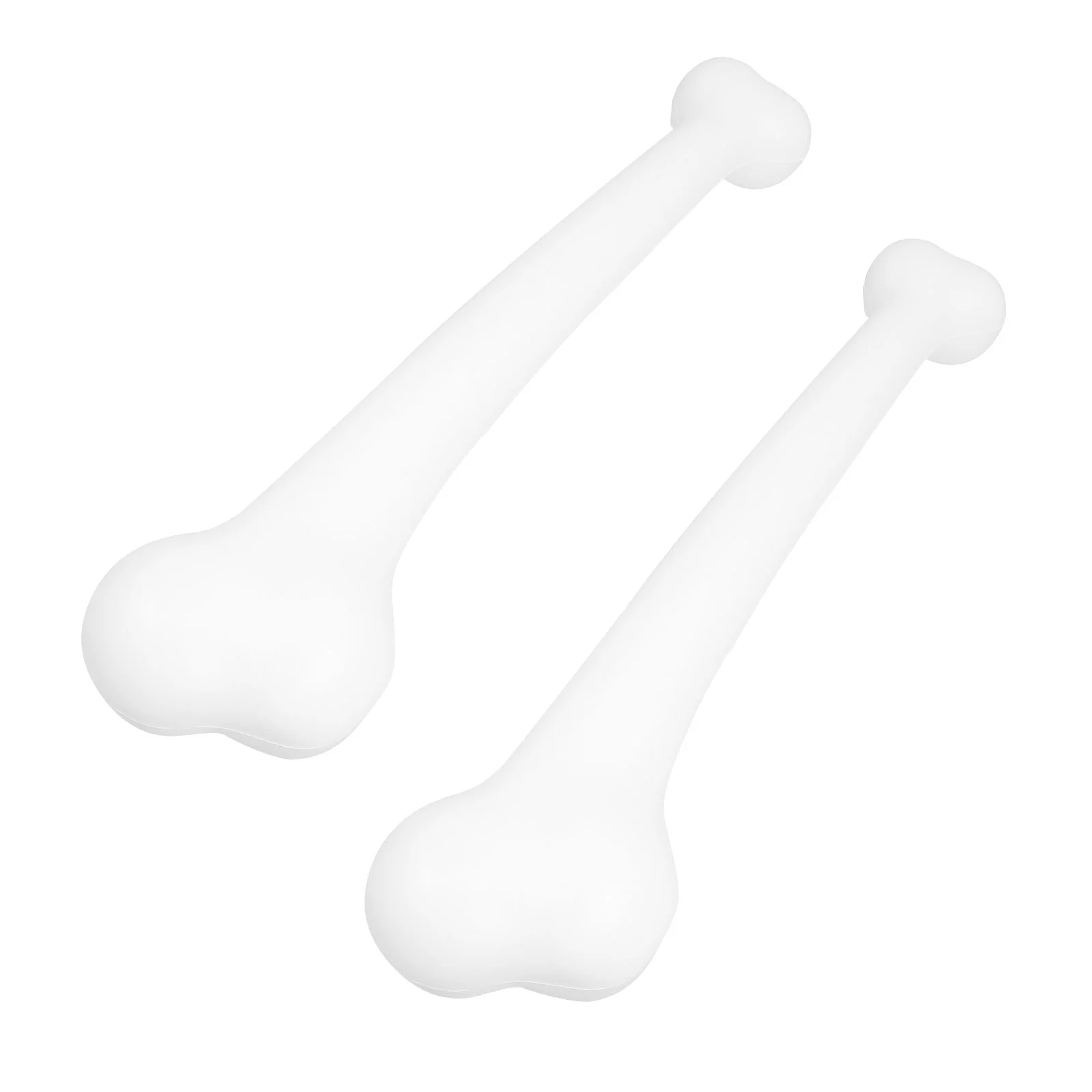 

2 Pcs Bone Prop Decoration Horrible Decors Halloween Party Bones Squeaky Tableware Plastic Props Bar Child Leak