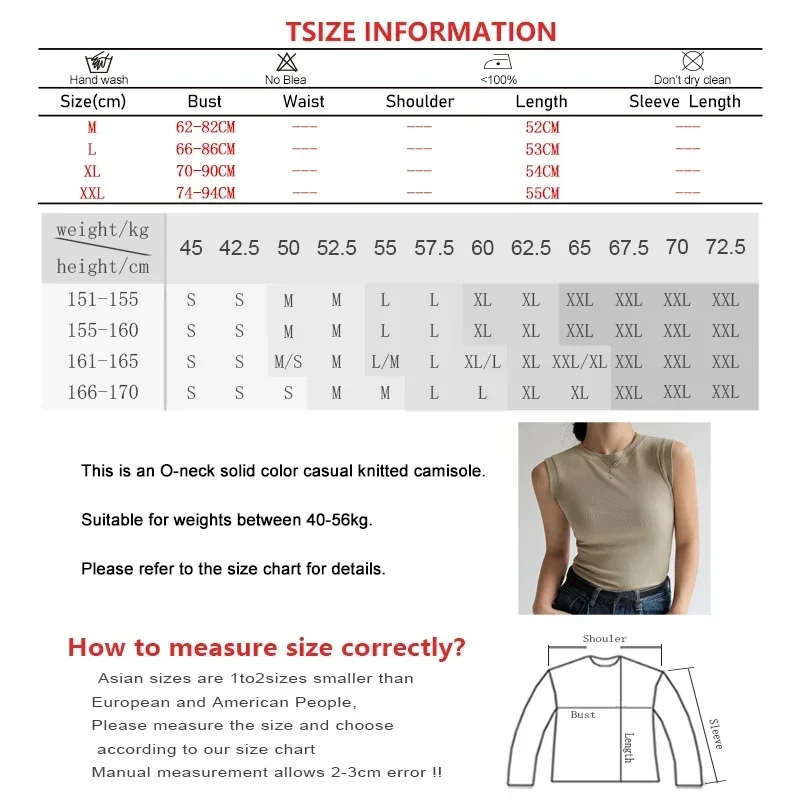 ITOOLIN Canotta da donna nuova senza maniche o-collo basic in maglia canotta in cotone solido elastico casual crop top comode canottiere sportive